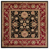 Safavieh Lyndhurst 5'-3" x 5'-3" Rug in Black / Red