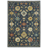 Oriental Weavers Sphinx Francesca Fr02L Blue/ Multi Rug - main flat