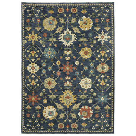 Oriental Weavers Sphinx Francesca Fr02L Blue/ Multi Rug - main flat