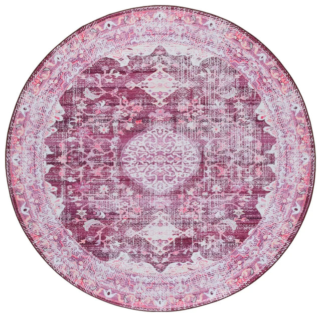 Safavieh Tucson 6'-0" x 6'-0" Rug in Fuchsia / Purple