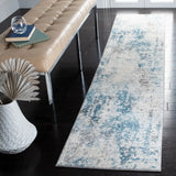 Safavieh Tulum 2'-0" x 9'-0" Rug in Ivory / Blue