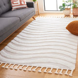 Safavieh Casablanca 4'-0" x 6'-0" Rug in Ivory / Light Grey