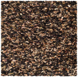 Safavieh Rio Shag 6'-0" x 6'-0" Rug in Brown / Multi