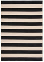 Safavieh Courtyard 4'-0" x 5'-7" Rug in Beige / Black