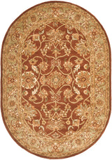 Safavieh Golden Jaipur 4'-6" x 6'-6" Rug in Rust / Green