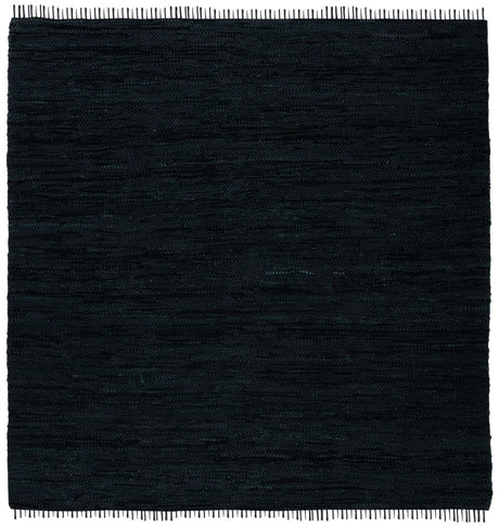 Safavieh Vintage Leather 7'-0" x 7'-0" Rug in Black
