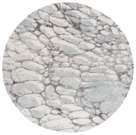 Safavieh Restoration Vintage 6'-0" x 6'-0" Rug in Grey / Ivory