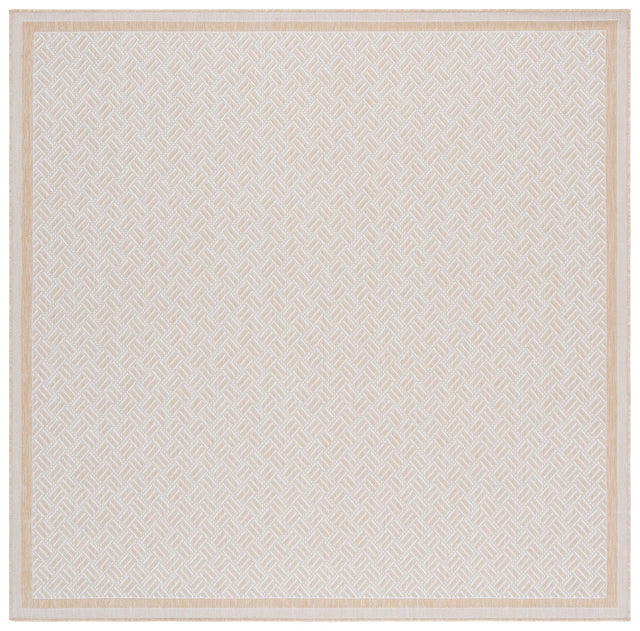 Safavieh Terrace 800 6'-7" x 6'-7" Rug in Beige / Ivory