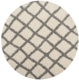 Safavieh Sgd-Dallas Shag 6'-0" x 6'-0" Rug in Ivory / Grey