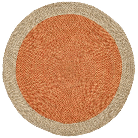 Safavieh Natural Fiber 3'-0" x 3'-0" Rug in Orange / Natural