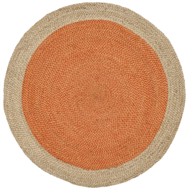 Safavieh Natural Fiber 3'-0" x 3'-0" Rug in Orange / Natural