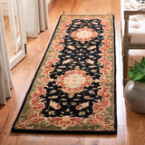 Safavieh Classic 2'-3" x 10'-0" Rug in Black / Green
