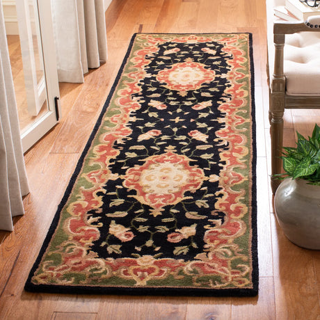 Safavieh Classic 2'-3" x 10'-0" Rug in Black / Green