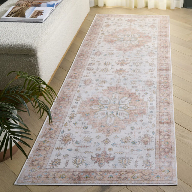 Safavieh Arizona 2'-6" x 8'-0" Rug in Beige / Rust