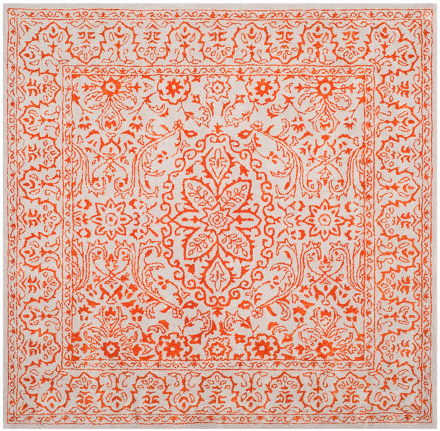 Safavieh Glamour 6'-0" x 6'-0" Rug in Grey / Rust