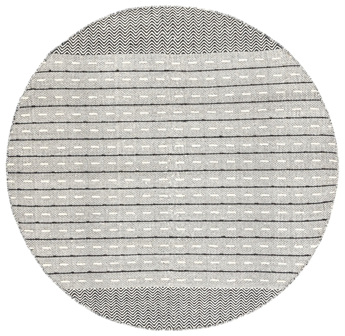 Safavieh Vermont 6'-0" x 6'-0" Rug in Ivory / Black
