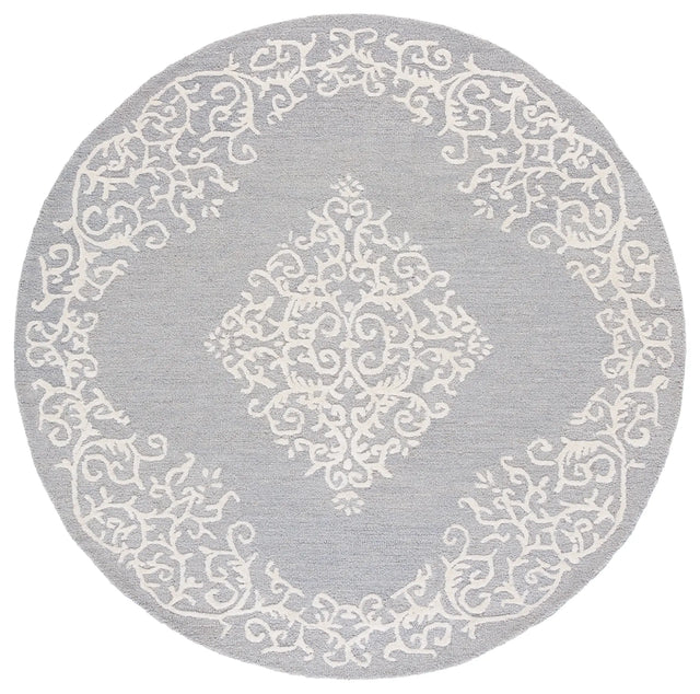 Safavieh Metro 6'-0" x 6'-0" Rug in Grey / Ivory