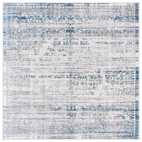 Safavieh Amelia 6'-7" x 6'-7" Rug in Grey / Blue