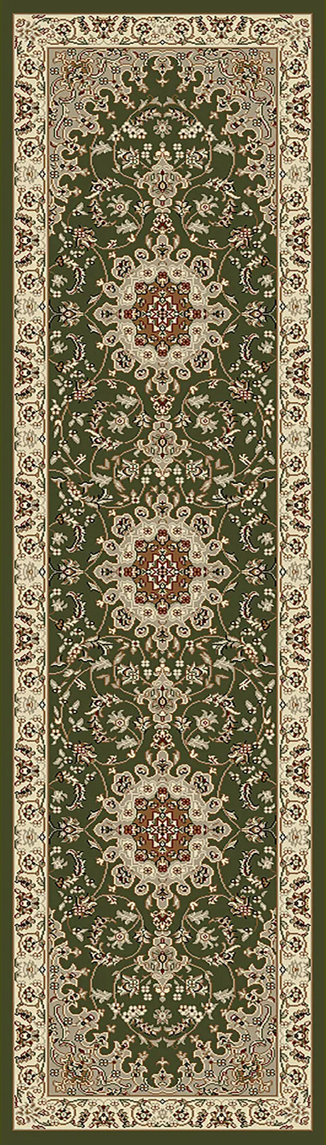 Dynamic Rugs Legacy 58000 Green Rugs - Runner