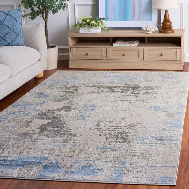 Safavieh Palma 5'-3" x 7'-6" Rug in Grey / Teal