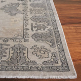 Safavieh Oushak 6'-0" x 9'-0" Rug in Silver / Grey