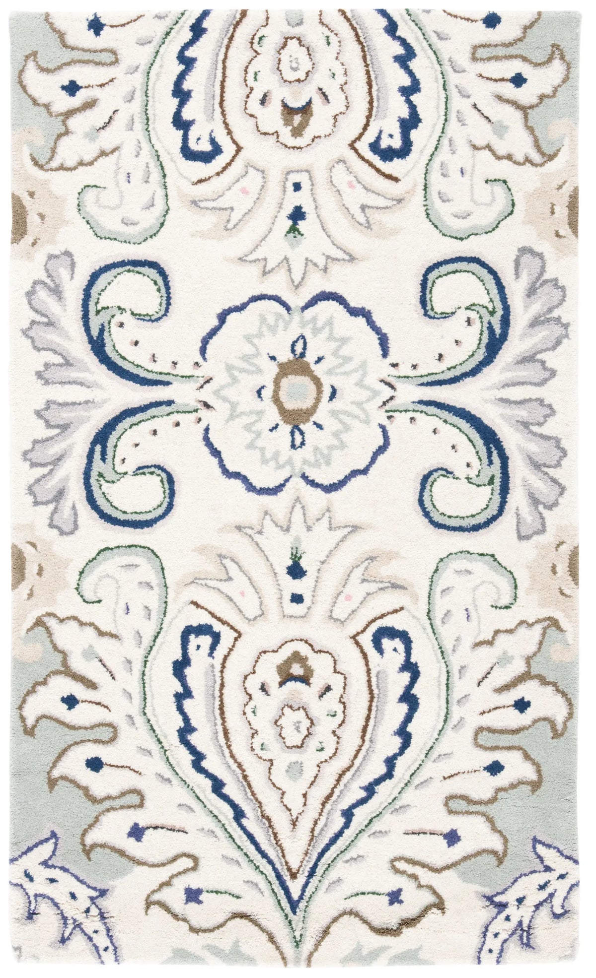 Safavieh Bella 3'-0" x 5'-0" Rug in Ivory / Blue