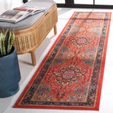 Safavieh Journey 2'-2" x 9'-0" Rug in Red / Blue