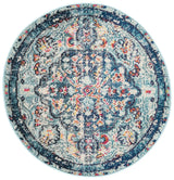 Safavieh Madison 3'-0" x 3'-0" Rug in Navy / Light Blue