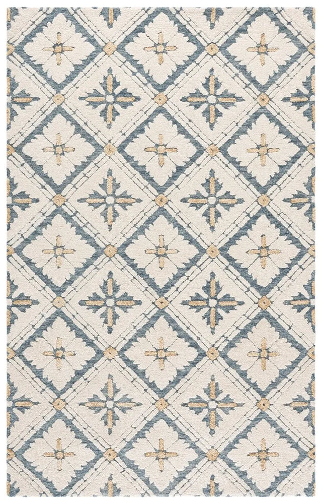 Safavieh Metro 5'-0" x 8'-0" Rug in Blue / Ivory