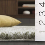 Safavieh Tahoe Shag 4'-0" x 6'-0" Rug in Ivory / Green