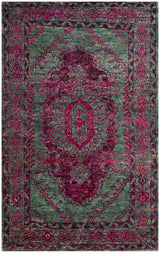 Safavieh Tangier 5'-0" x 8'-0" Rug in Slate Blue / Fuchsia
