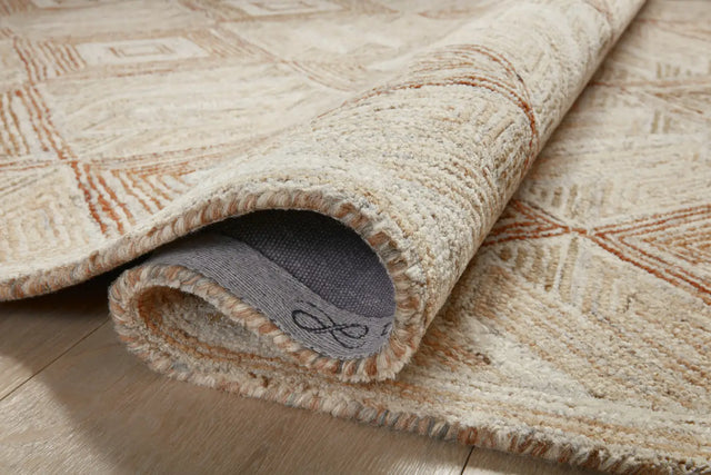 Loloi Varena Var-01 Sand/Clay Rug - pile height