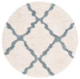 Safavieh Sgd-Dallas Shag 6'-0" x 6'-0" Rug in Ivory / Light Blue