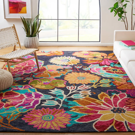 Safavieh Aspen 10'-0" x 14'-0" Rug in Charcoal / Blue