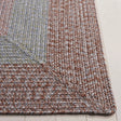 Safavieh Braided 5'-0" x 8'-0" Rug in Brown / Grey Pink