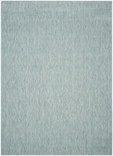 Safavieh Courtyard 10'-0" x 14'-0" Rug in Aqua / Aqua