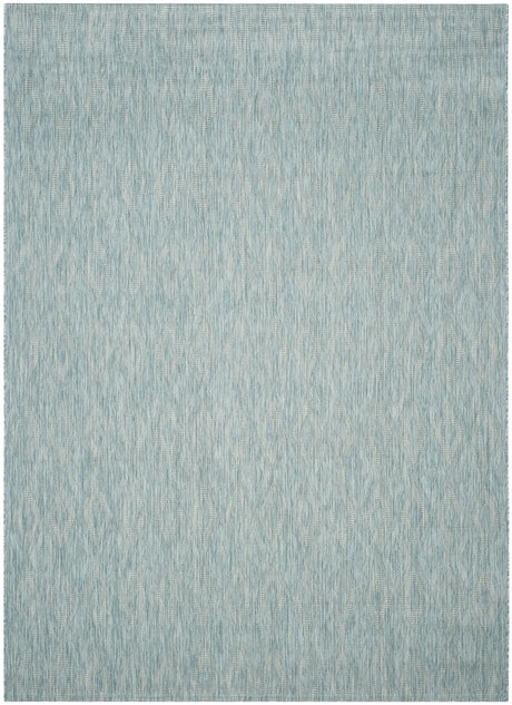 Safavieh Courtyard 10'-0" x 14'-0" Rug in Aqua / Aqua