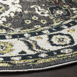 Safavieh Vintage Hamadan 6'-7" x 6'-7" Rug in Dark Grey / Ivory