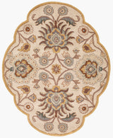 Livabliss Caesar cae-1012 Beige / Gold / Light Blue Rugs - novelty flat view