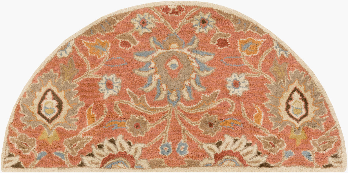 Livabliss Caesar Cae-1107 Raw Sienna / Peanut Butter Rugs - novelty flat view