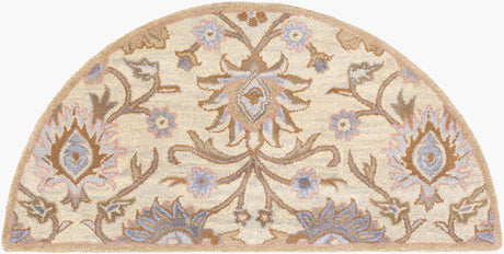 Livabliss Caesar Cae-1109 Antique White / Driftwood Brown Rugs - novelty flat view