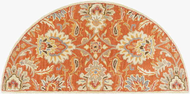 Livabliss Caesar Cae-1112 Red Clay / Golden Ochre Rugs - novelty flat view