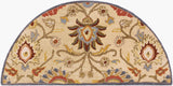 Livabliss Caesar Cae-1116 Khaki / Night Sky / Brick Red Rugs - novelty flat view