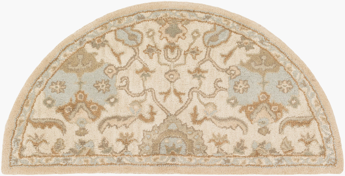 Livabliss Caesar Cae-1166 Ivory / Gold / Olive / Olive / Moss Rugs - novelty flat view