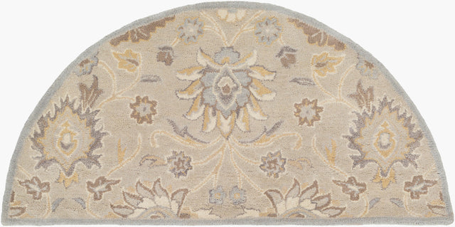 Livabliss Caesar Cae-1192 Light Gray, Khaki, Camel, Cream Rugs - novelty flat view