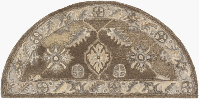 Livabliss Caesar Cae-1200 Dark Brown, Charcoal, Taupe, Khaki Rugs - novelty flat view