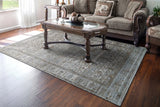 Dynamic Rugs Trevi 13250 Power Loomed Transitional Grey/Cream Rug - Room