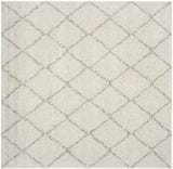 Safavieh Arizona Shag 6'-7" x 6'-7" Rug in Ivory / Beige