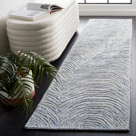 Safavieh Trace 2'-3" x 9'-0" Rug in Navy