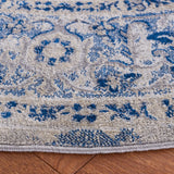 Safavieh Brentwood 6'-7" x 6'-7" Rug in Blue / Ivory